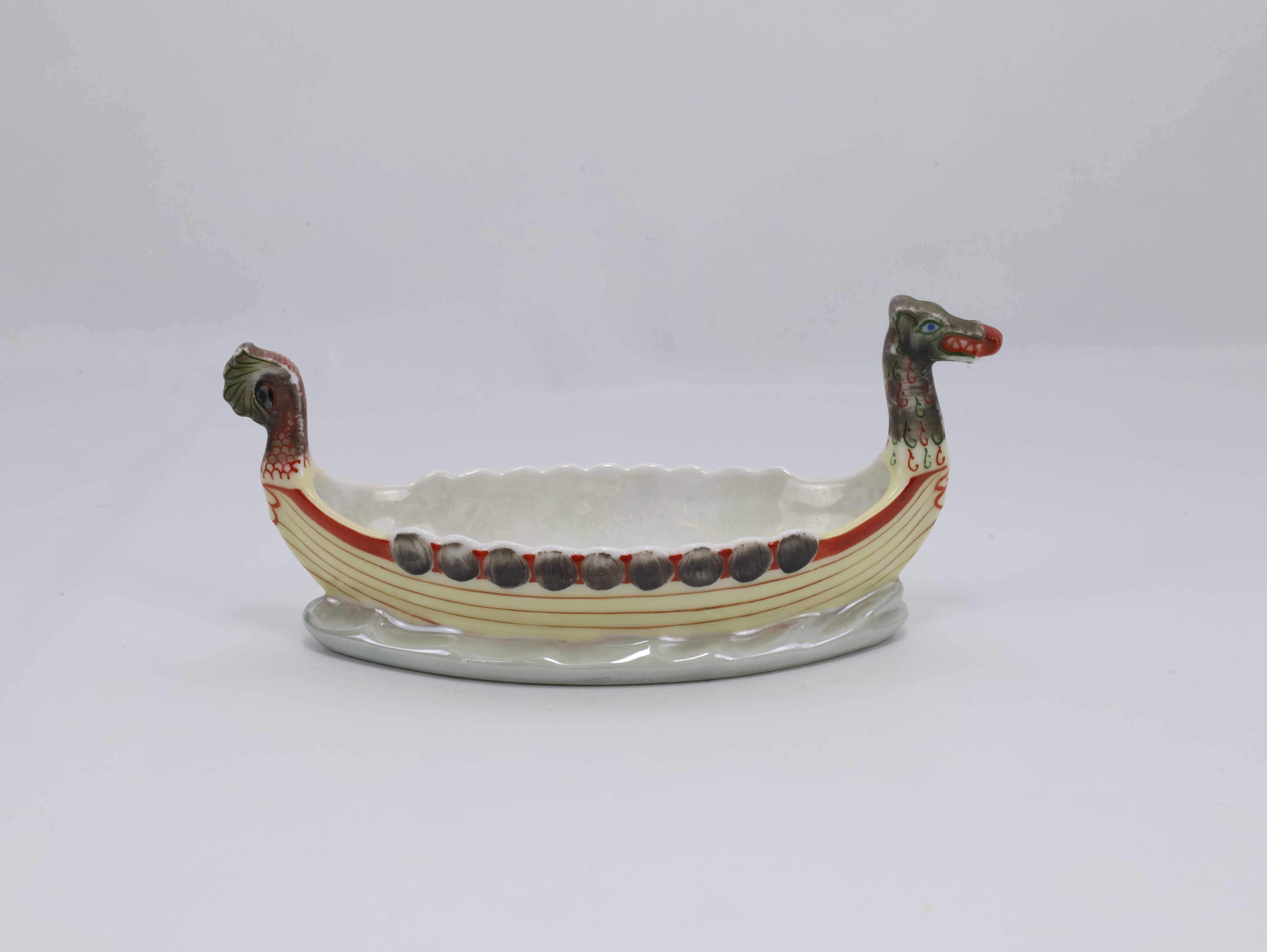 Vikingskip skål – Porsgrunds Porselensfabrik ca. 1911–30