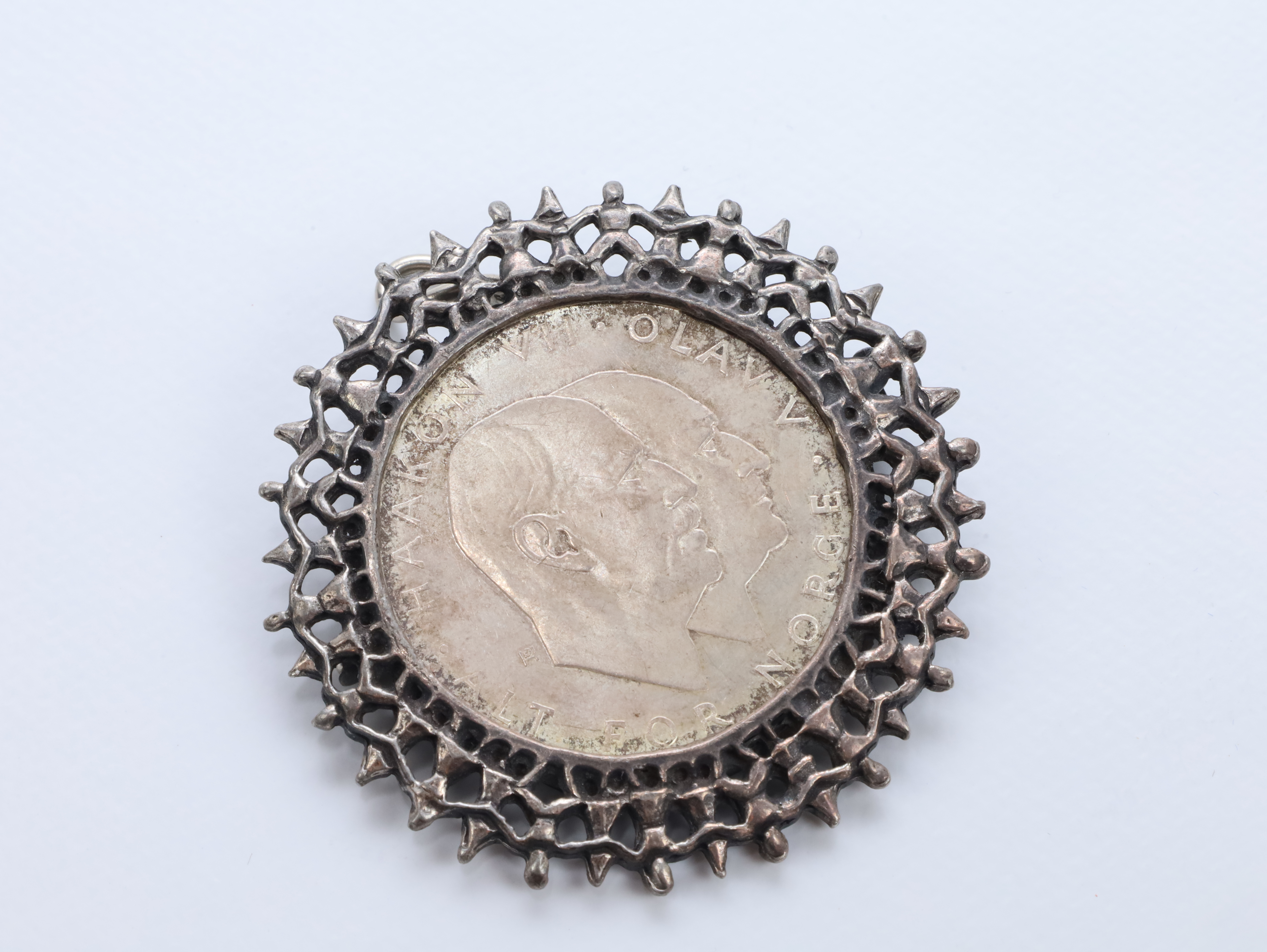 Minnemynt 25 kroner 1970 – Frigjøringen i ramme ca. 1970