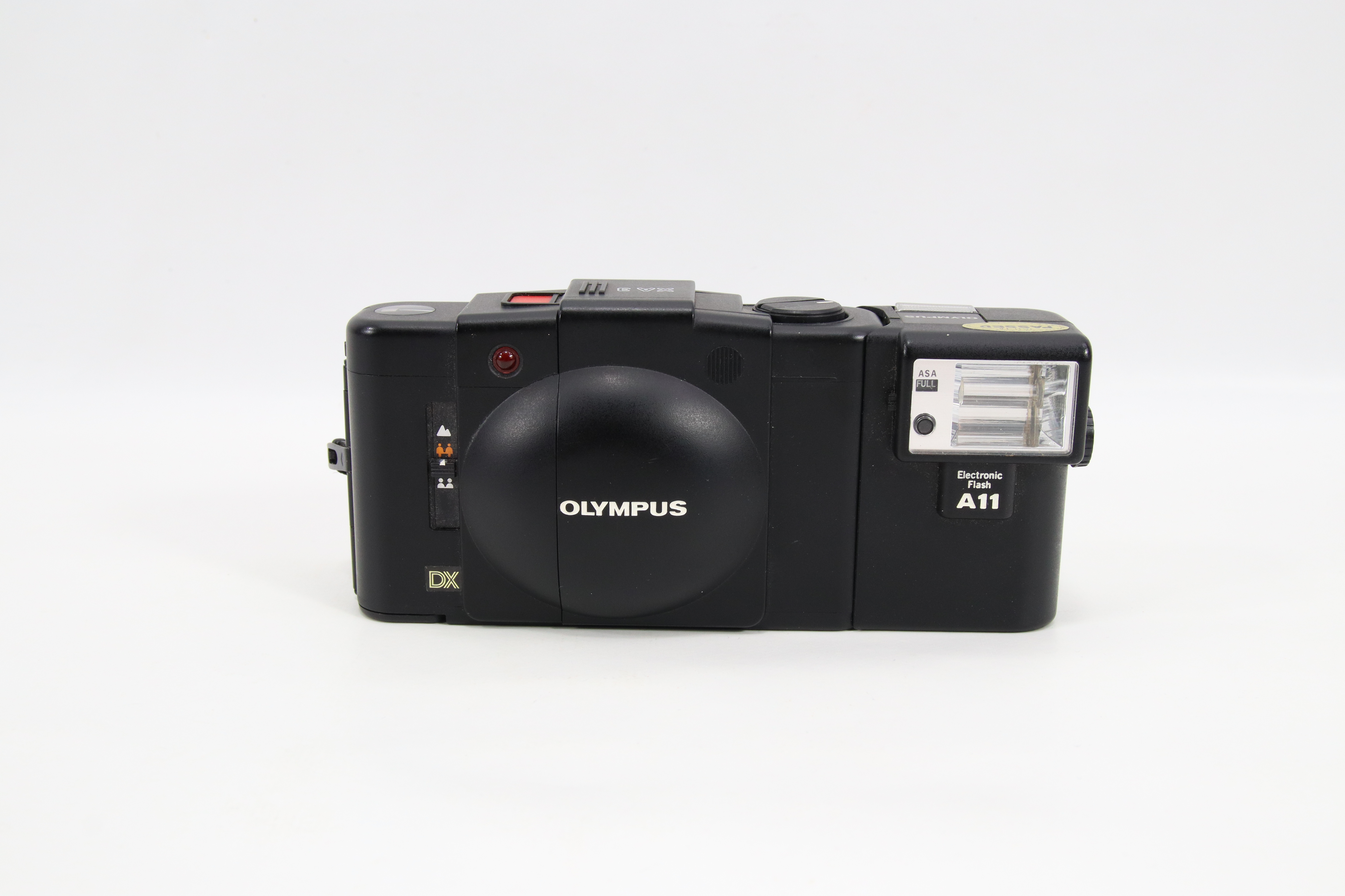 Olympus XA3 kamera med A11 blits – ca. 1980-tallet