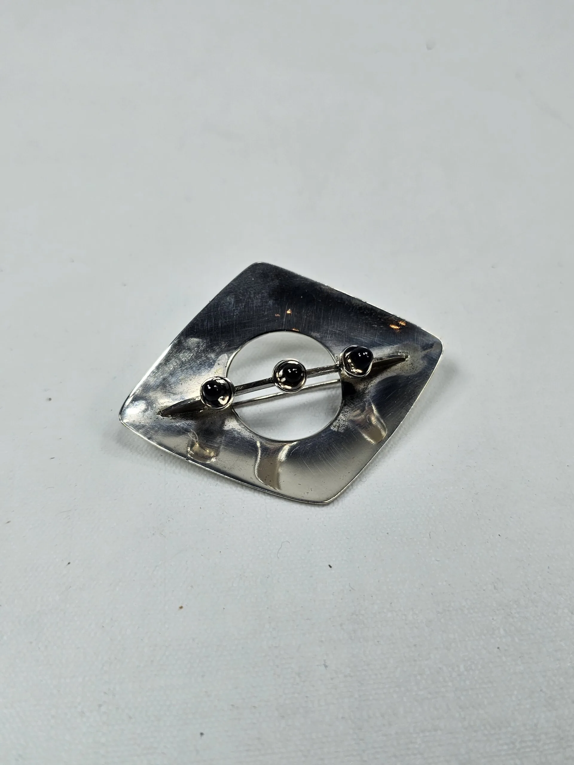 Brosje - Sølv - Finsk - Kultaseppa Salovaara