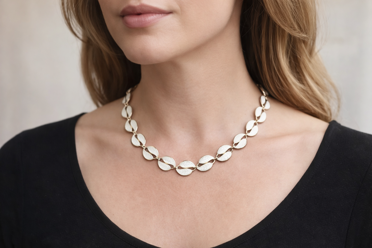 Vintage halssmykke – David-Andersen ca. 1950–60 - Willy Winnæss