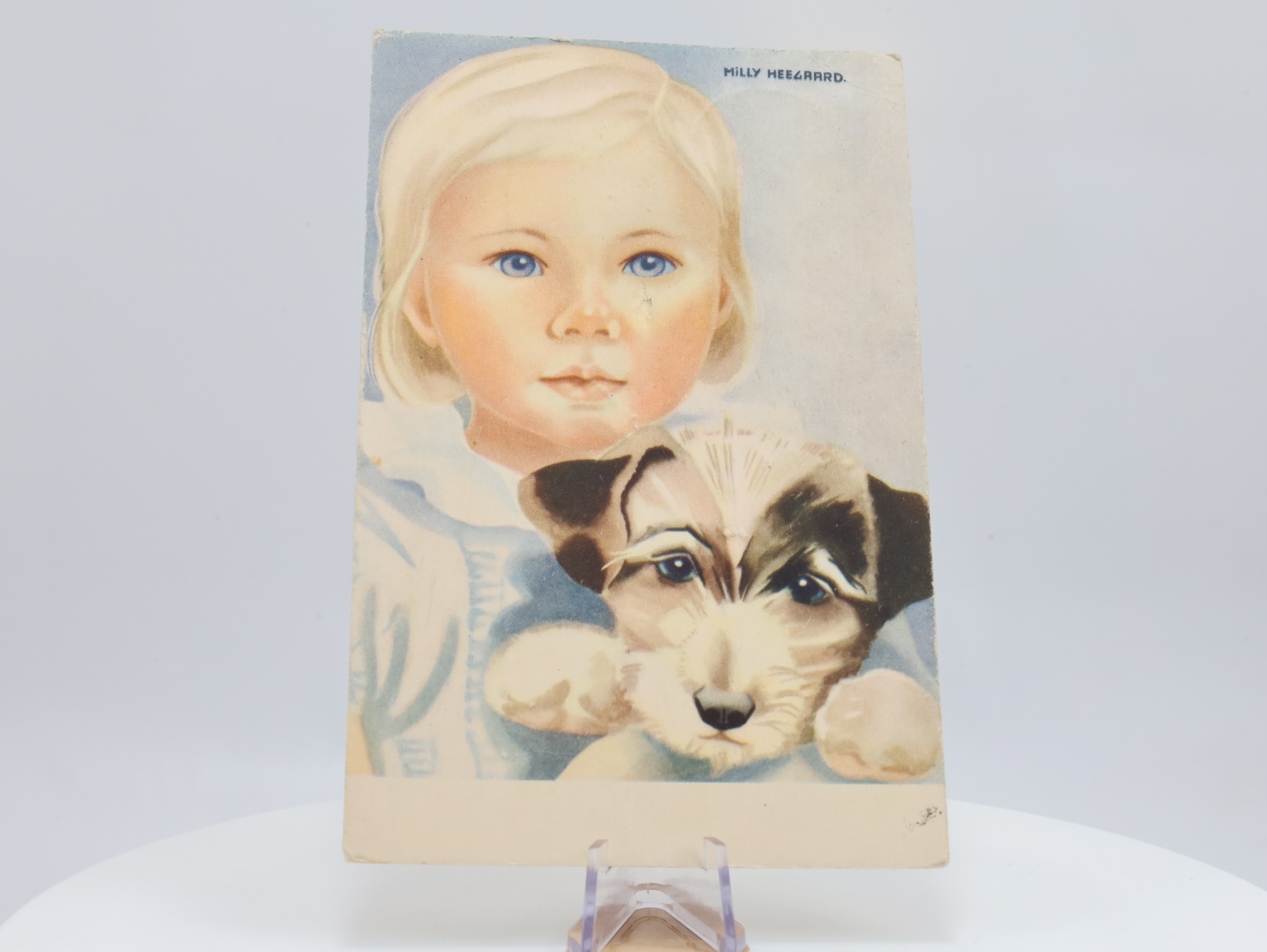 Vintage postkort – Milly Heegaard ca. 1950-tallet