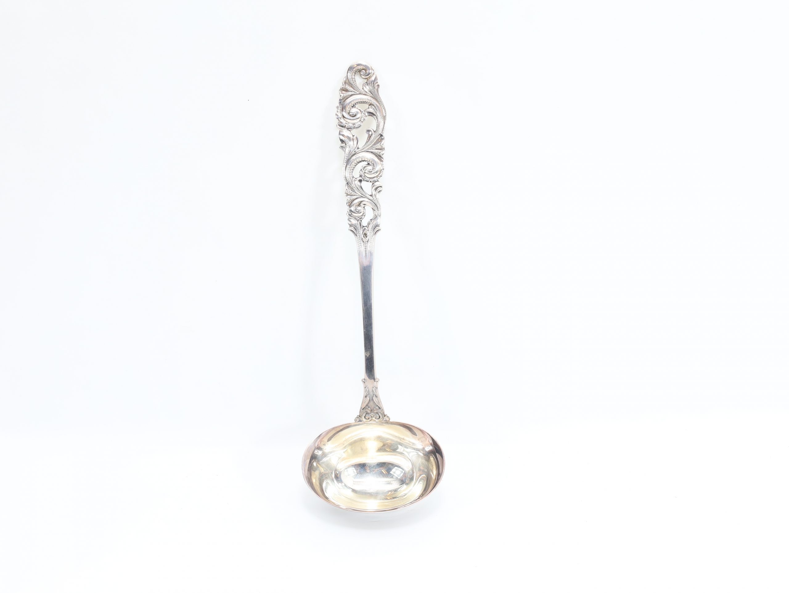 Mylius Norway – Stor Telesølv sausøse i 830S norsk sølv, ca. 34 cm