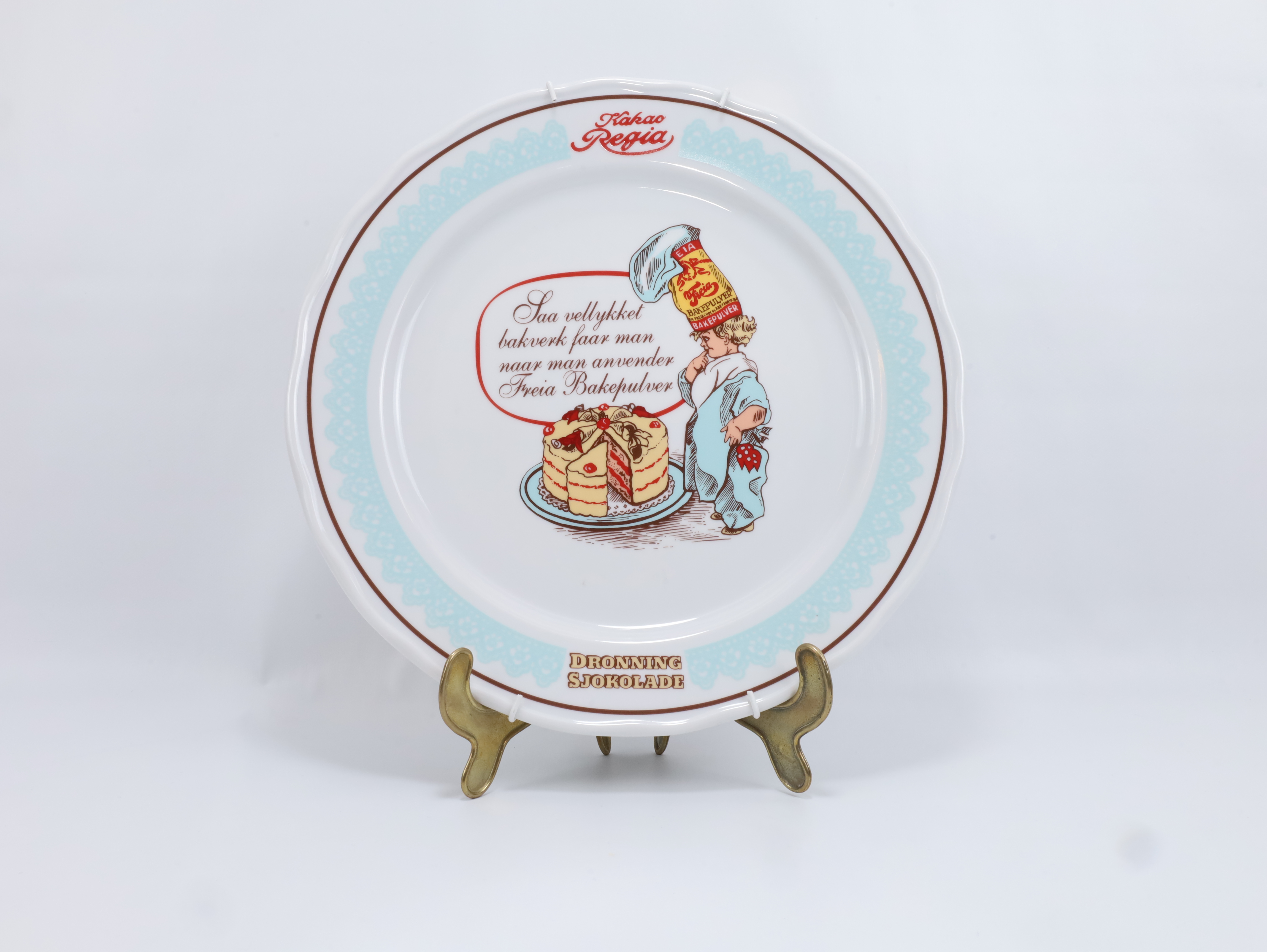Freia kakefat – Porsgrund Porselen ca. 1995