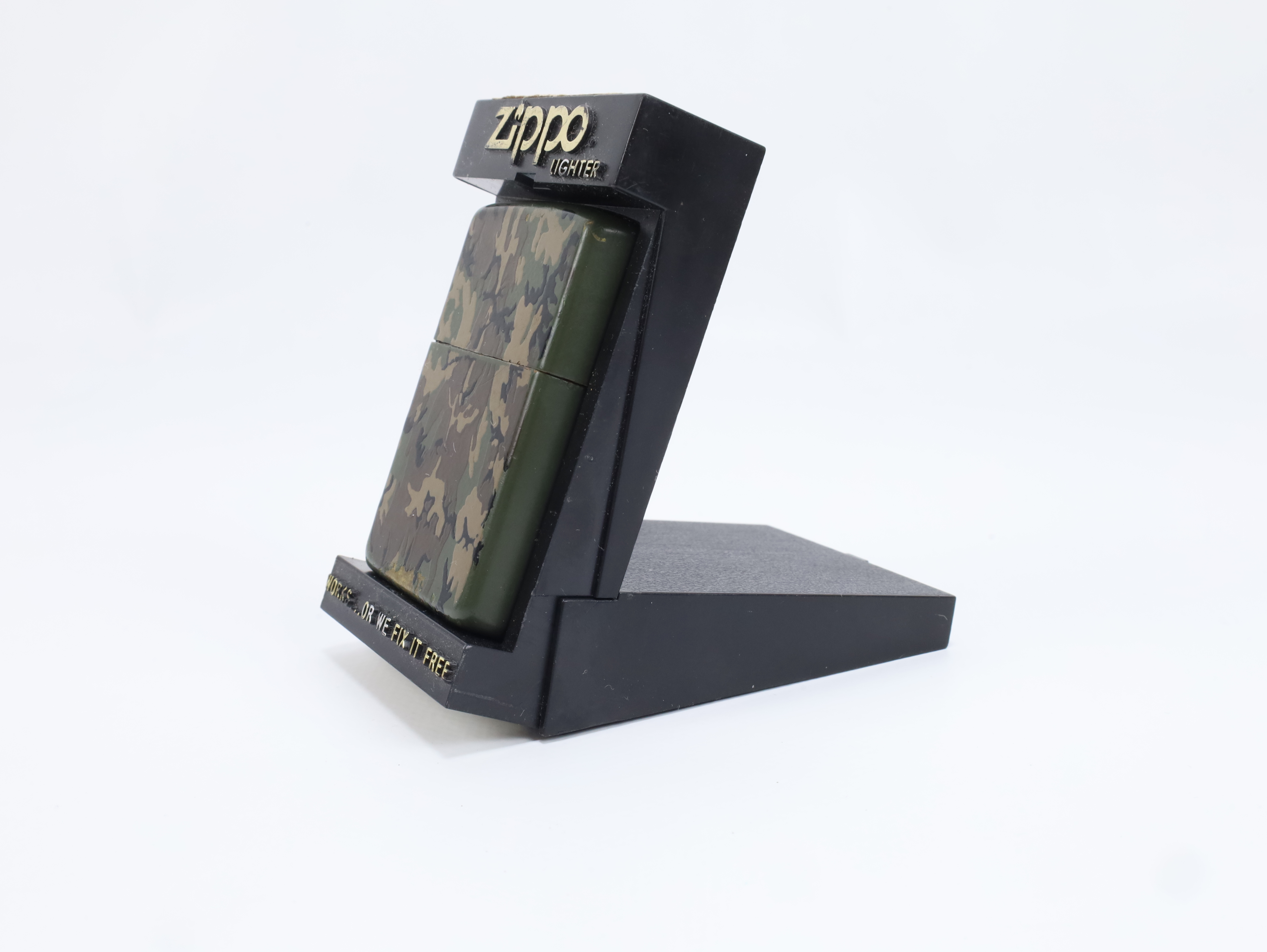 Zippo lighter – camouflage – med original eske