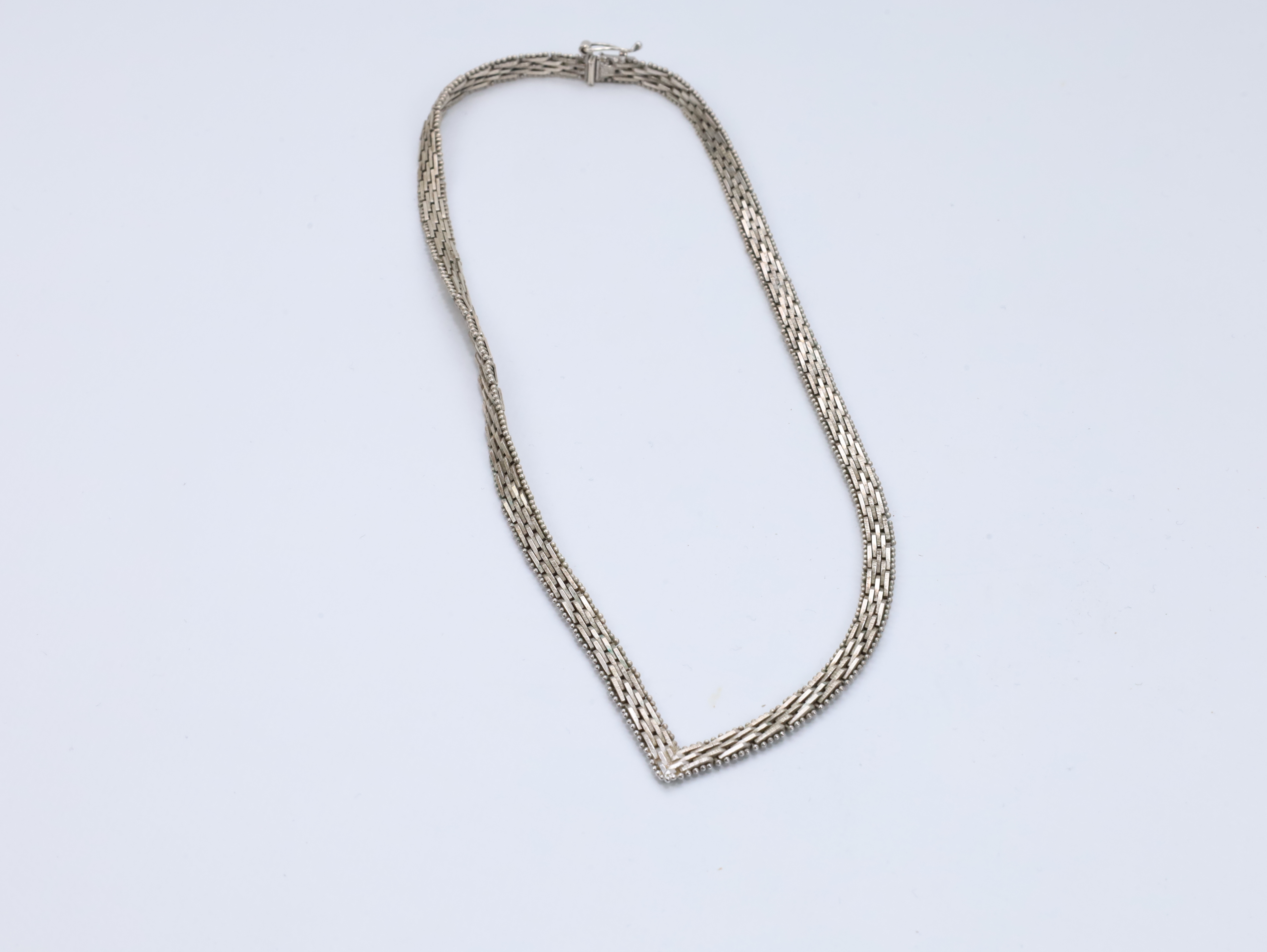 Sølvkjede 925 – flettet design – 40 cm