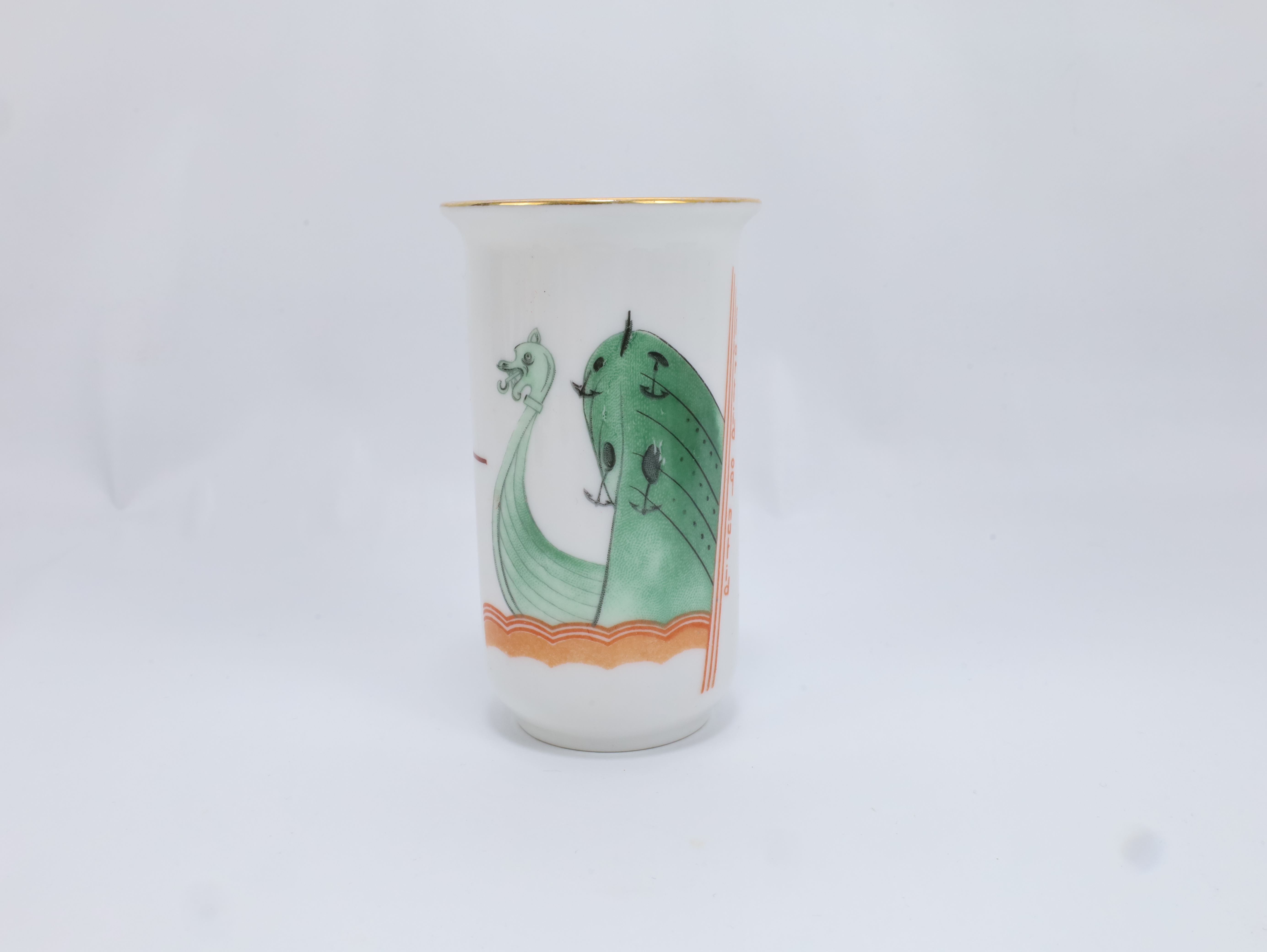 Porsgrund Porselen vase – modell 1453 – retro norsk design – ca. 1930–40-tall