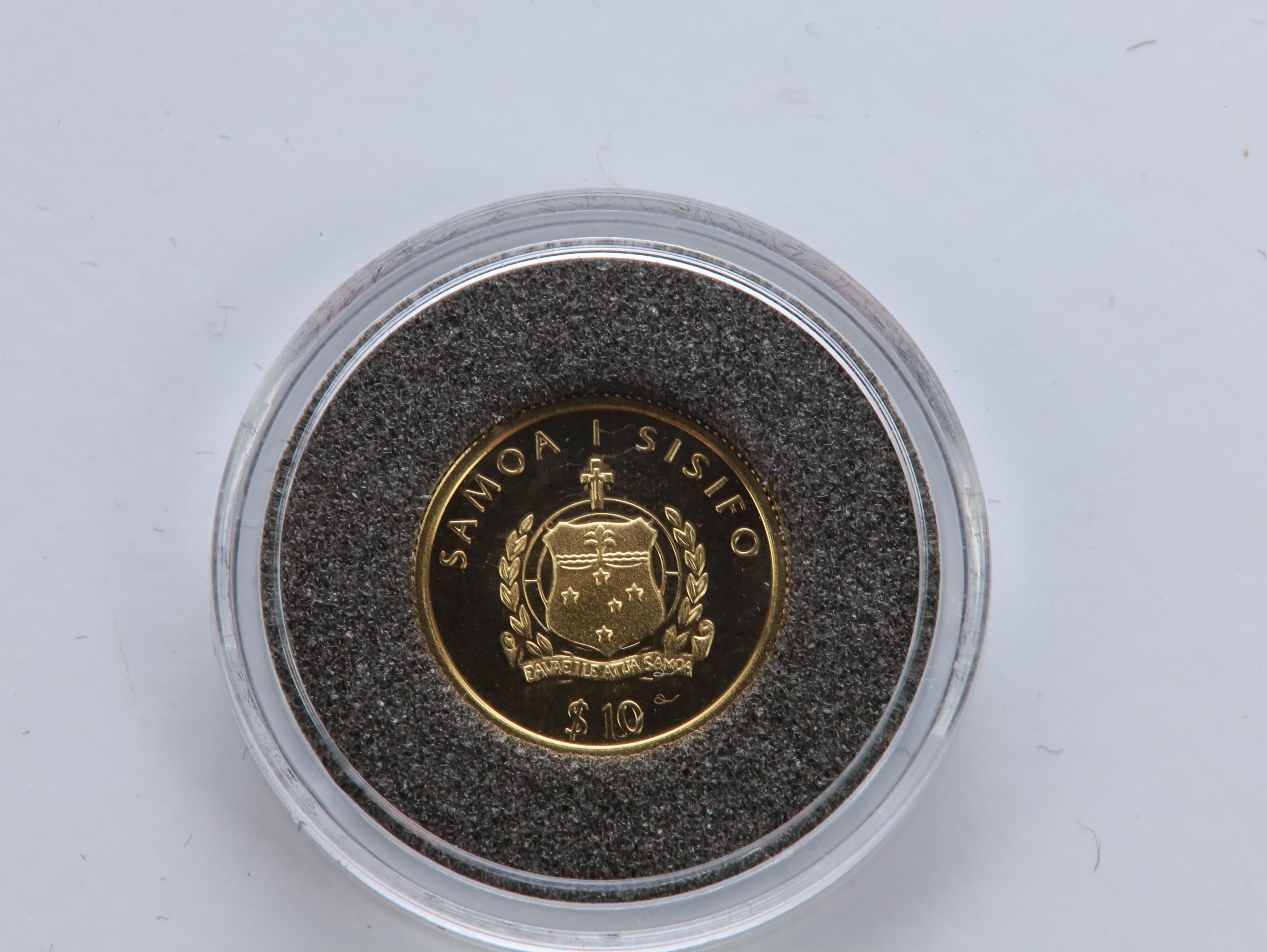 Gullmynt $10 – Samoa John Paul II proof 2005