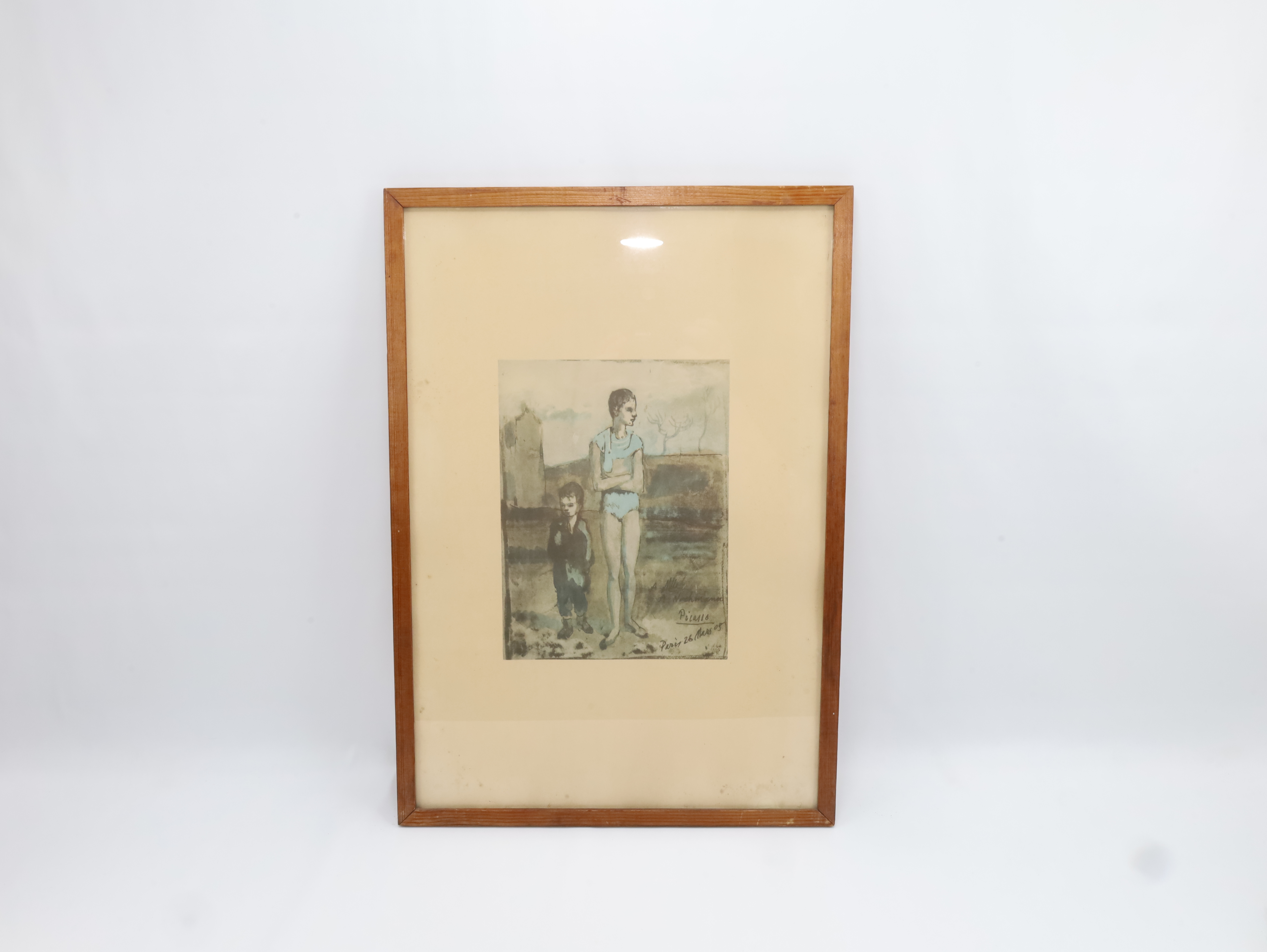 Picasso motiv – signert trykk / reproduksjon i ramme