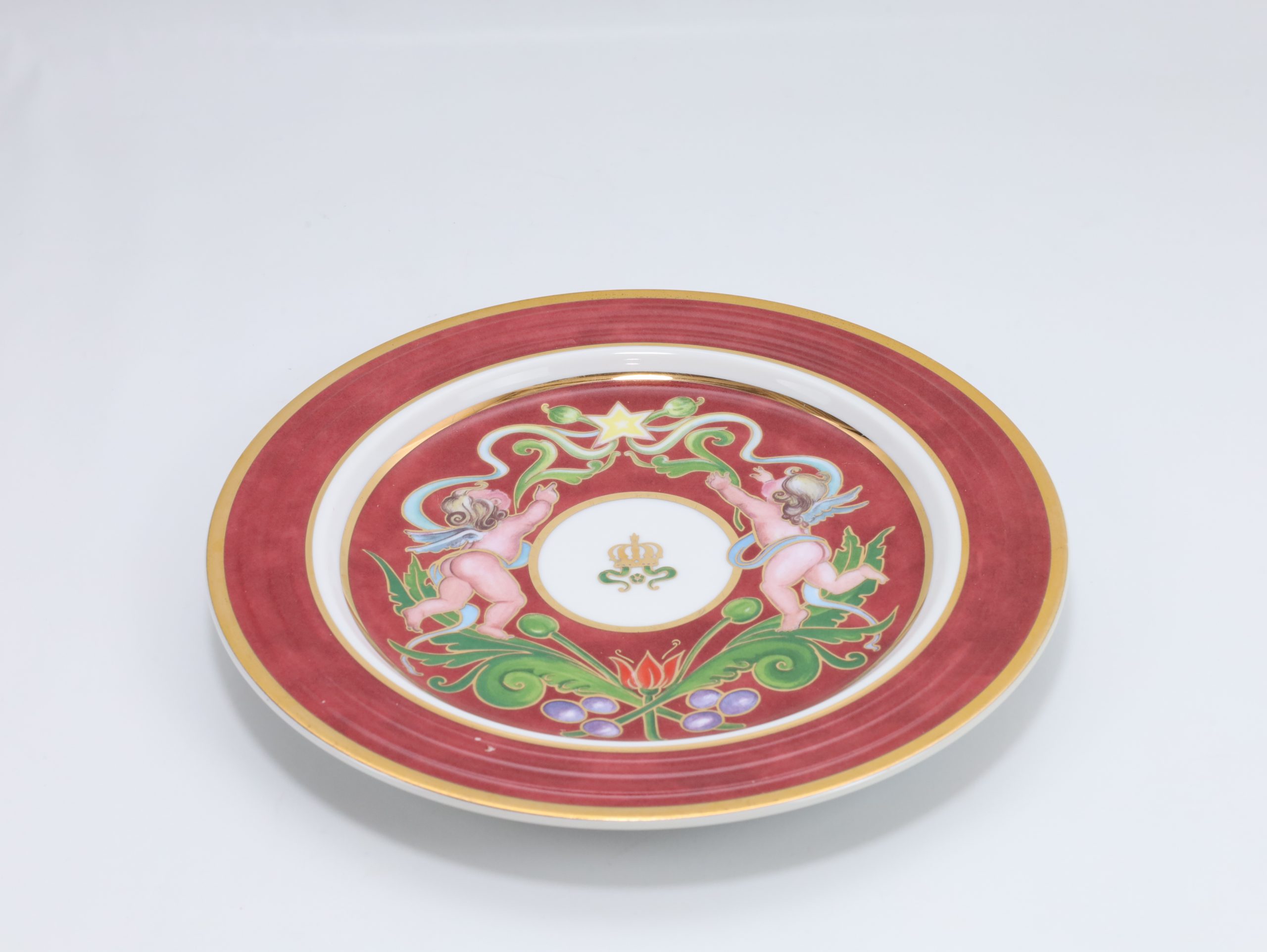 Porsgrund Porselen – Engleservise – Asjett 20,4 cm (Juleservise)