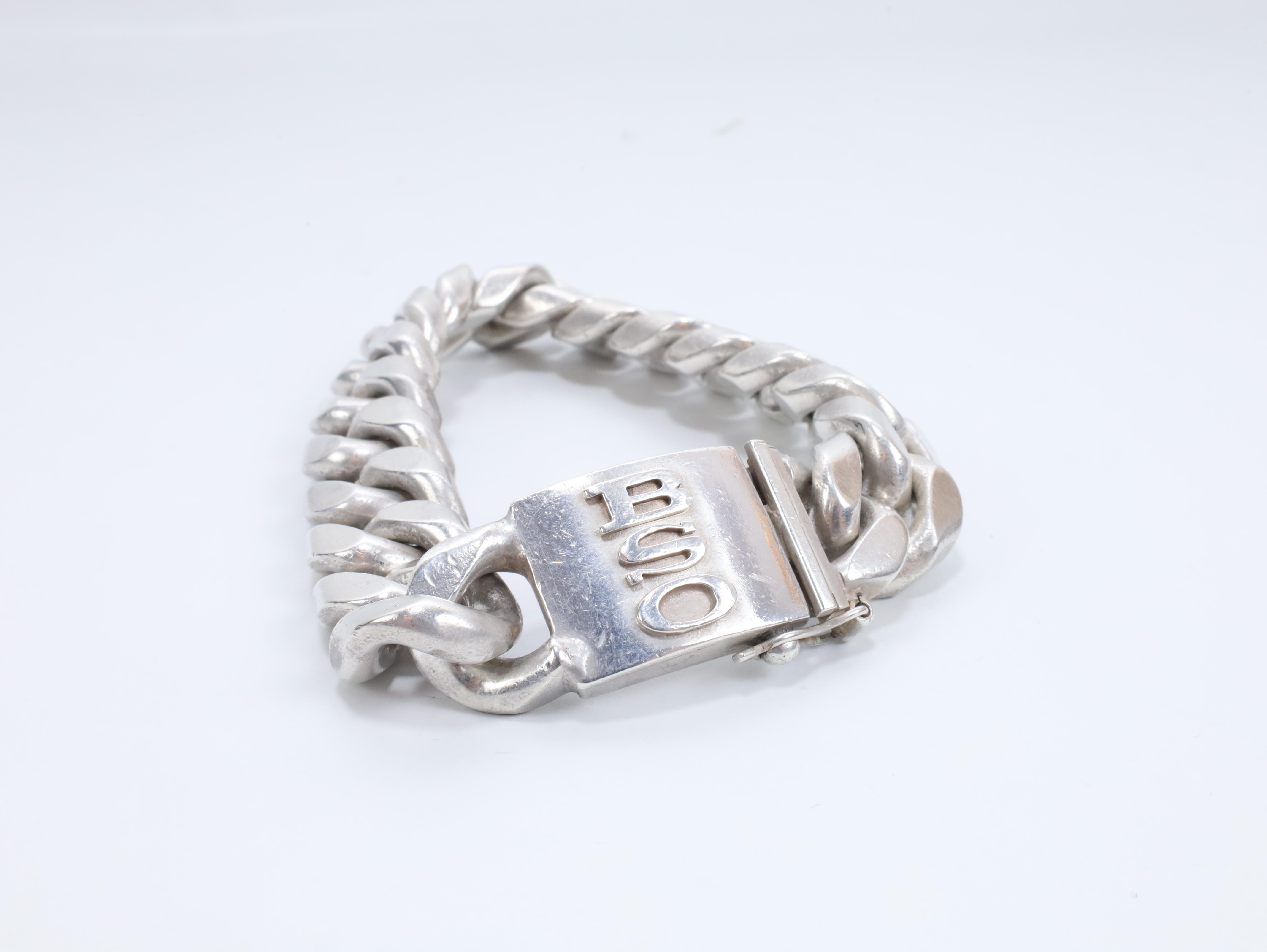 Kraftig sølv armlenke fra Mexico - 925S - Vintage