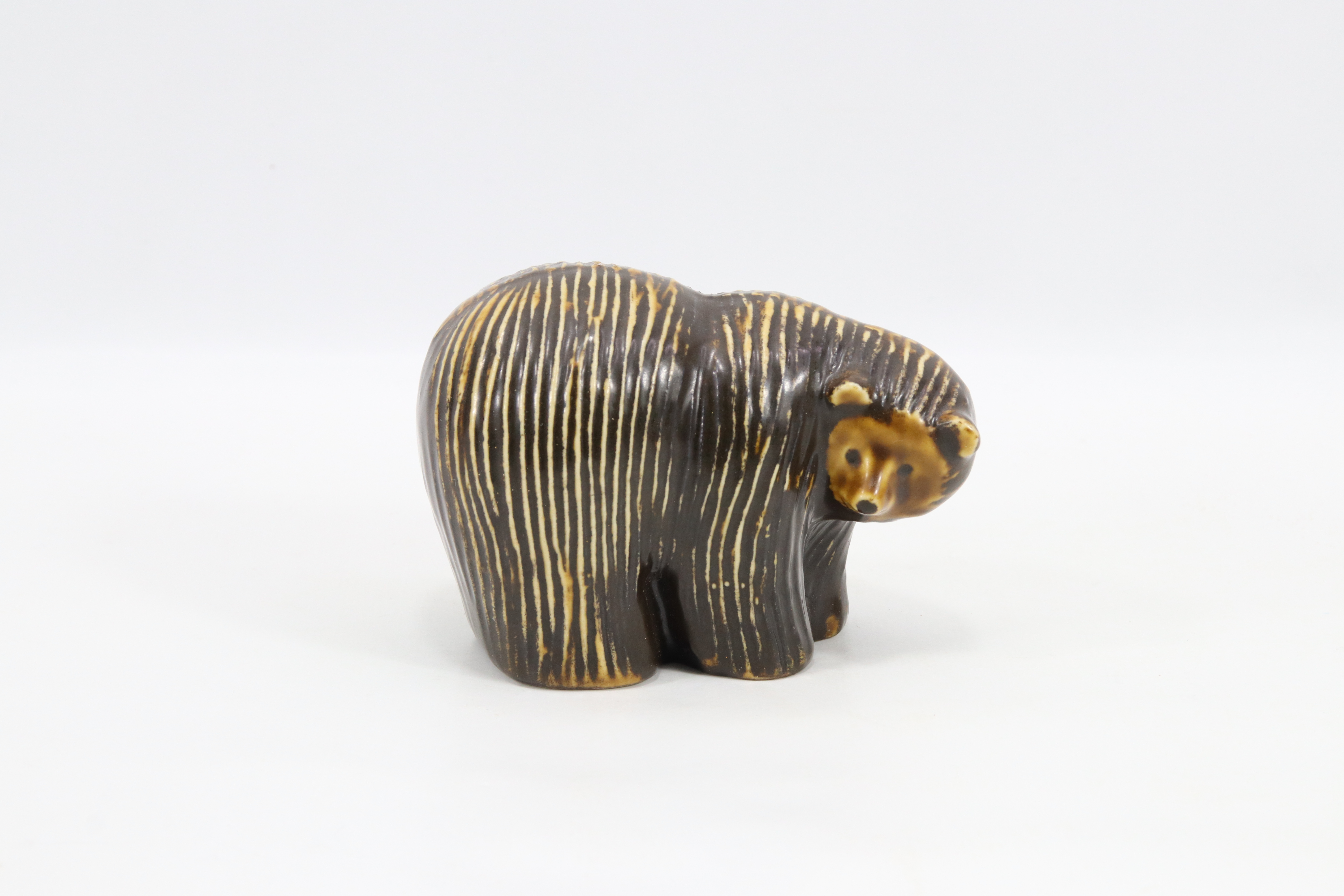 Keramisk bjørnefigur – Lisa Larson ca. 2000-tallet