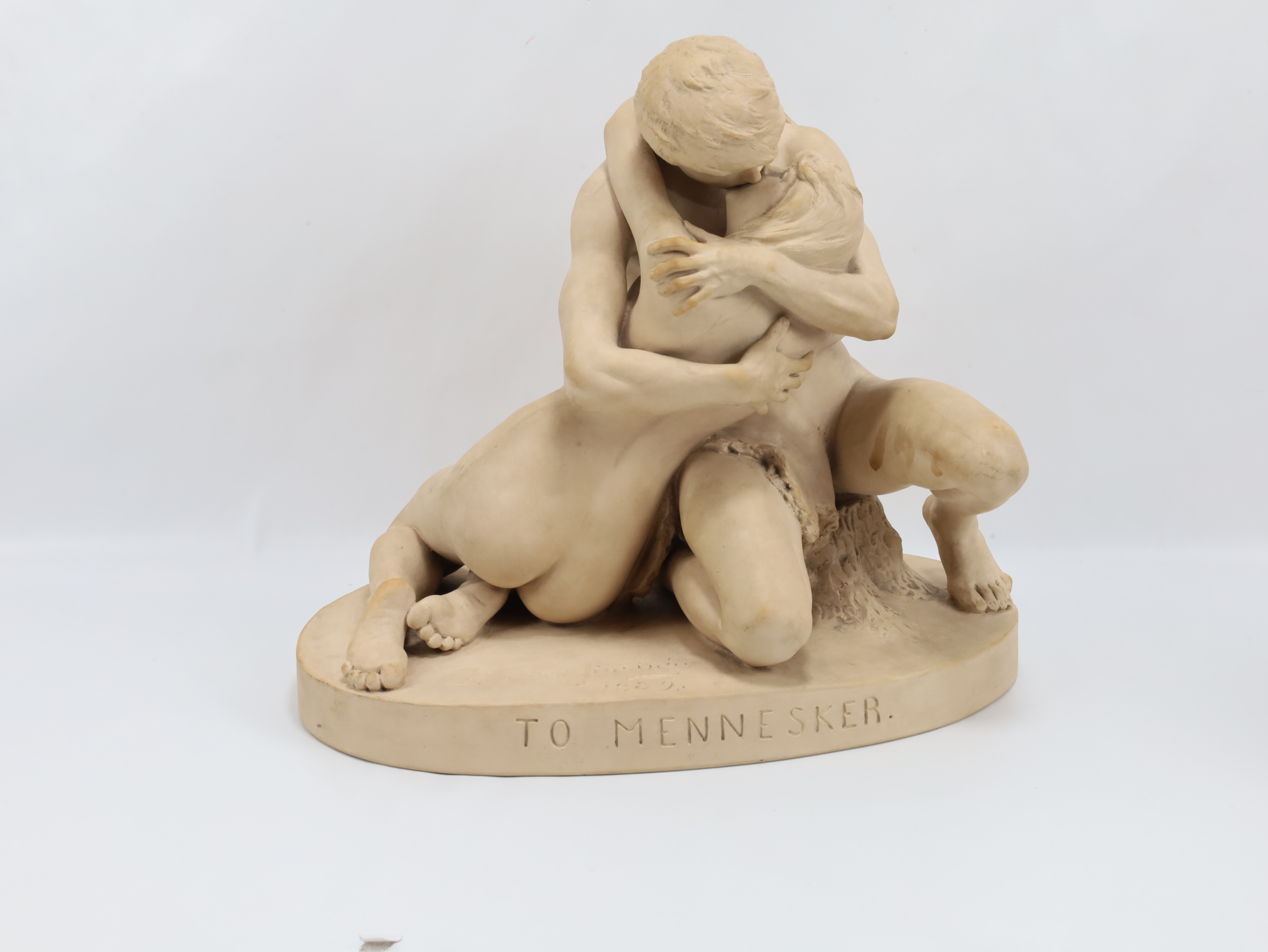 Skulptur 'To mennesker' etter Stephan Sinding