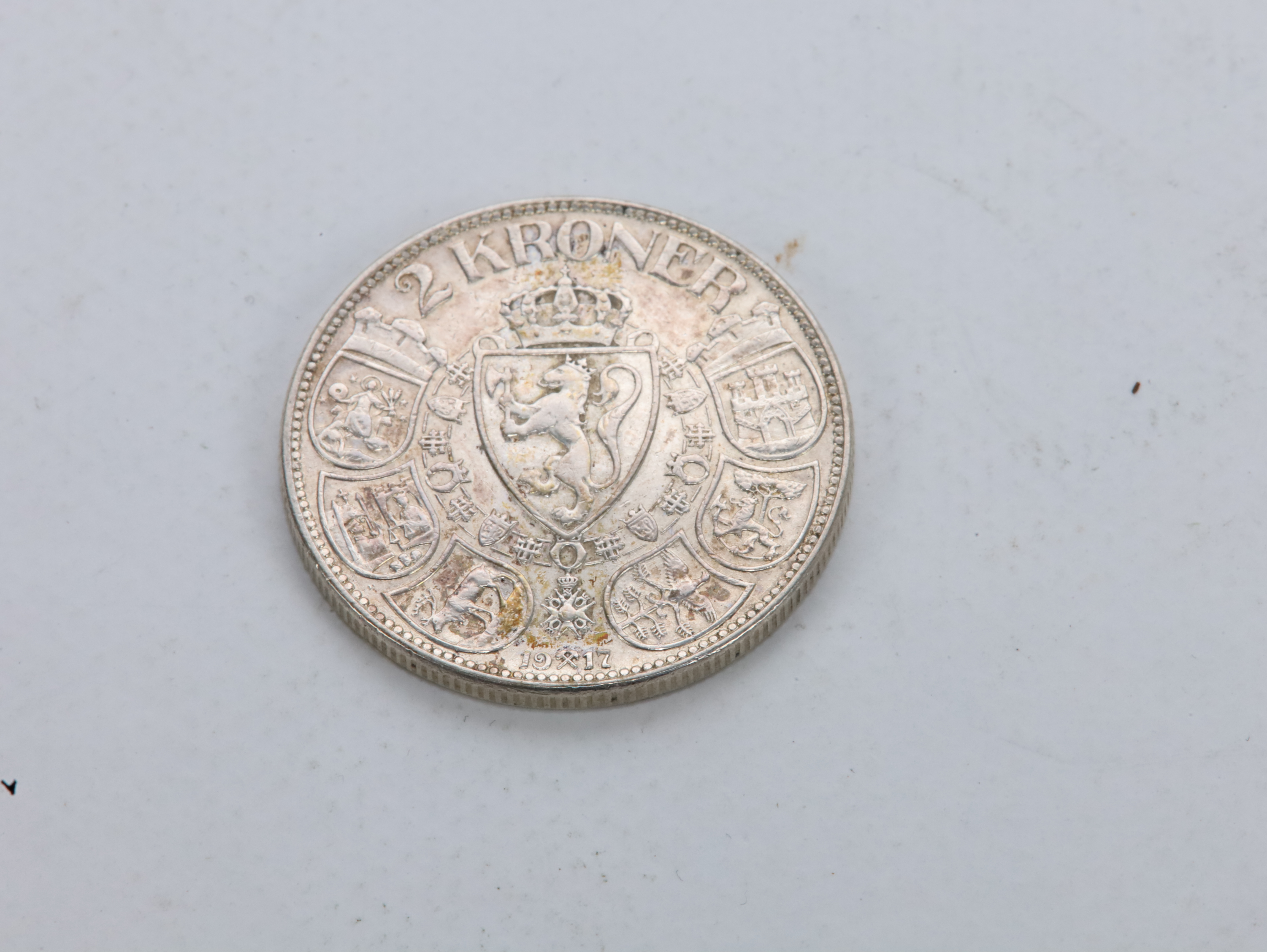 2 Kroner Sølvmynt fra 1906